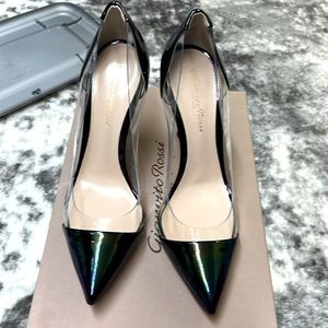 Gianvito Rossi plexi pump.